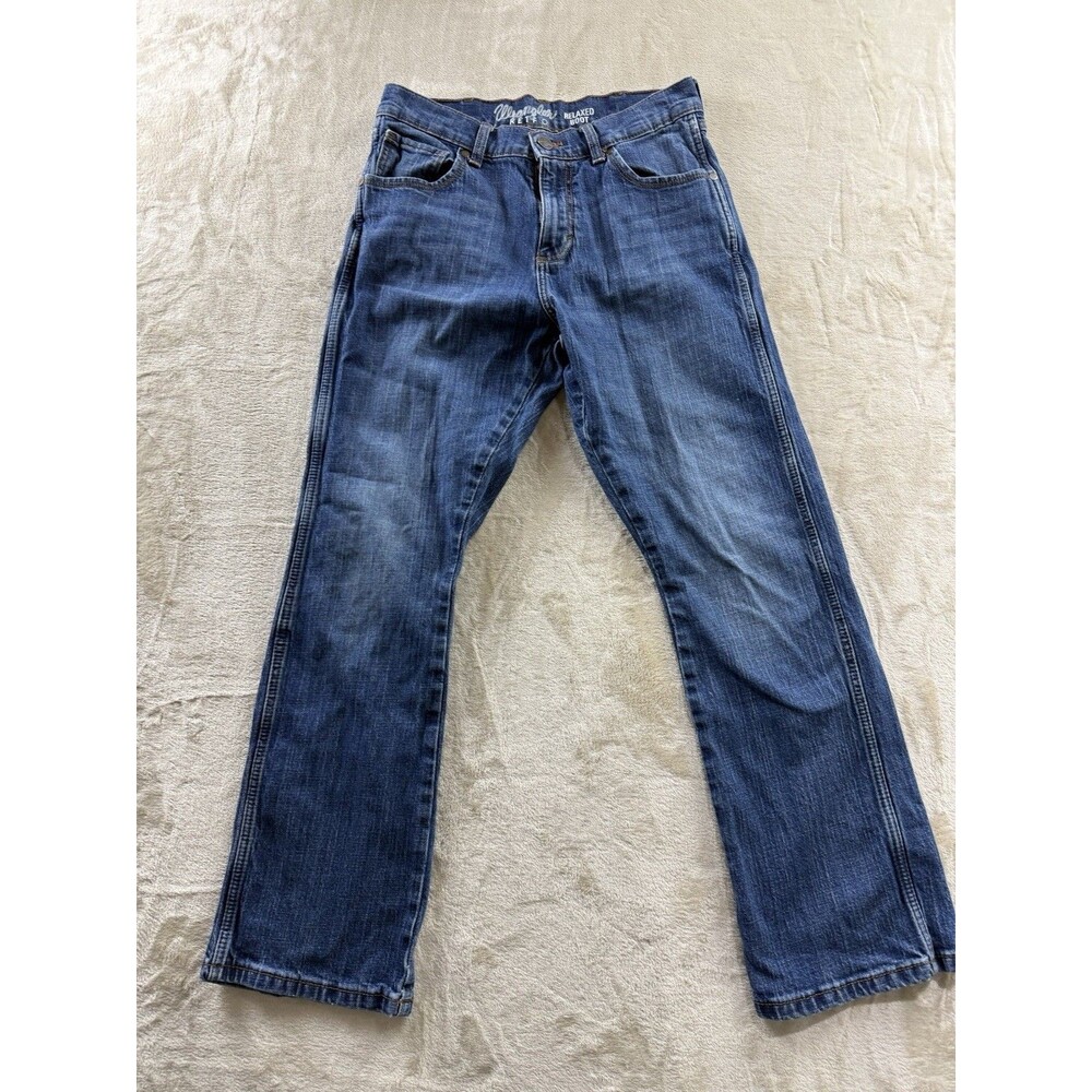 Wrangler Retro Jeans Men's 30x29 Relaxed Boot Blue Denim Western Cowboy